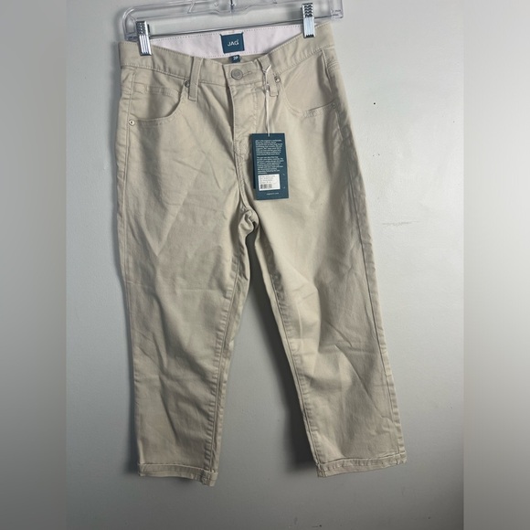 NWT JAG Women's Cecilia Mid Rise Capri size 2 petite - Picture 4 of 7